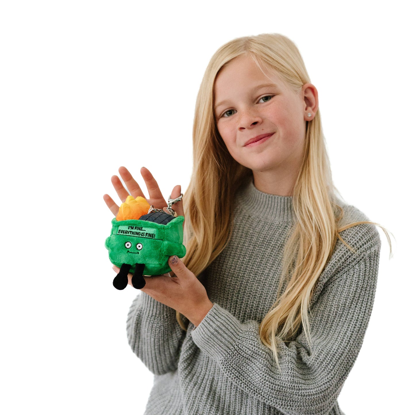 Punchkins - Punchkins Dumpster Fire Plush Bag Charm