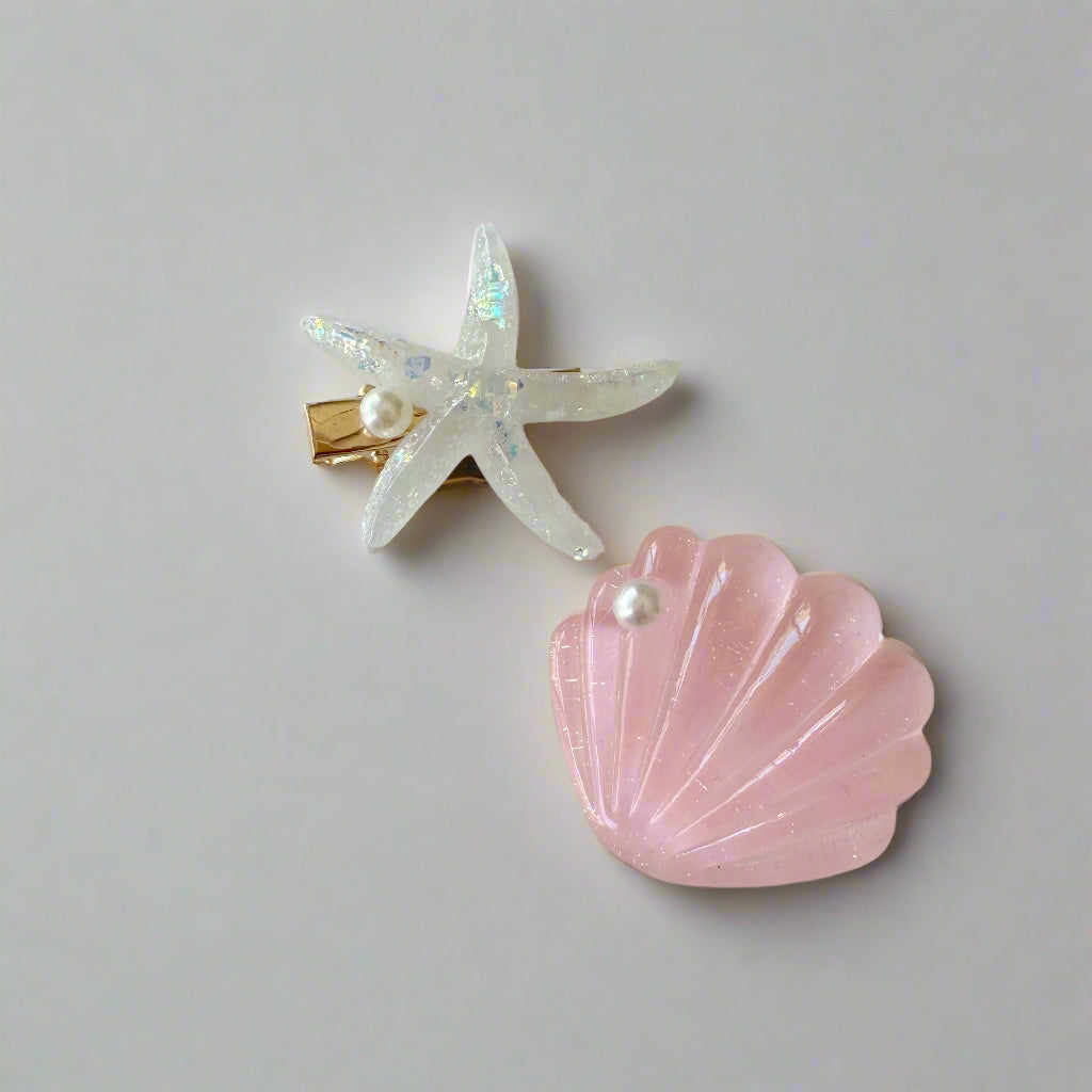 Sea Sparkle Hair Clips