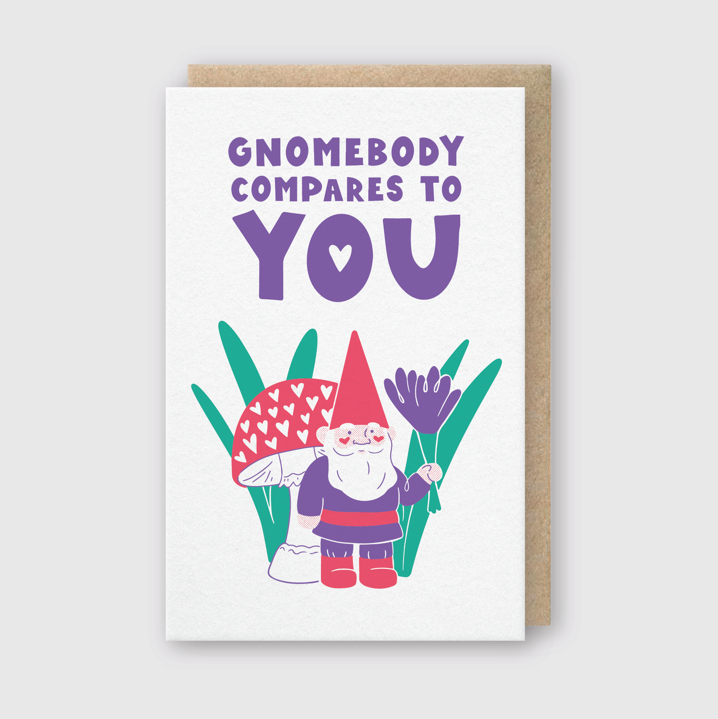Gnome-body Compares Greeting Card