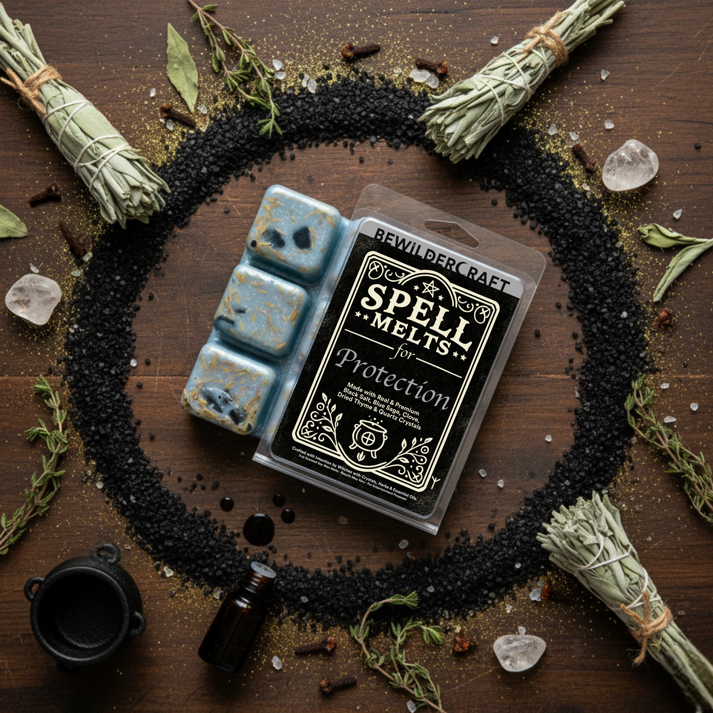Spell Melts for Protection Wax Melts