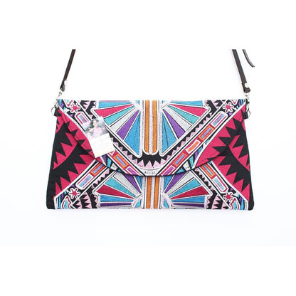 Convertible Embroidered Clutch Crossbody Bag - Thailand