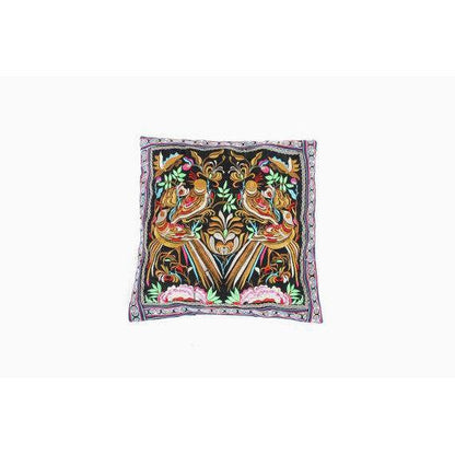 Hmong Bird Embroidered Pillow Cover - Thailand