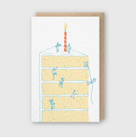 Cake Climbers Greeting Card