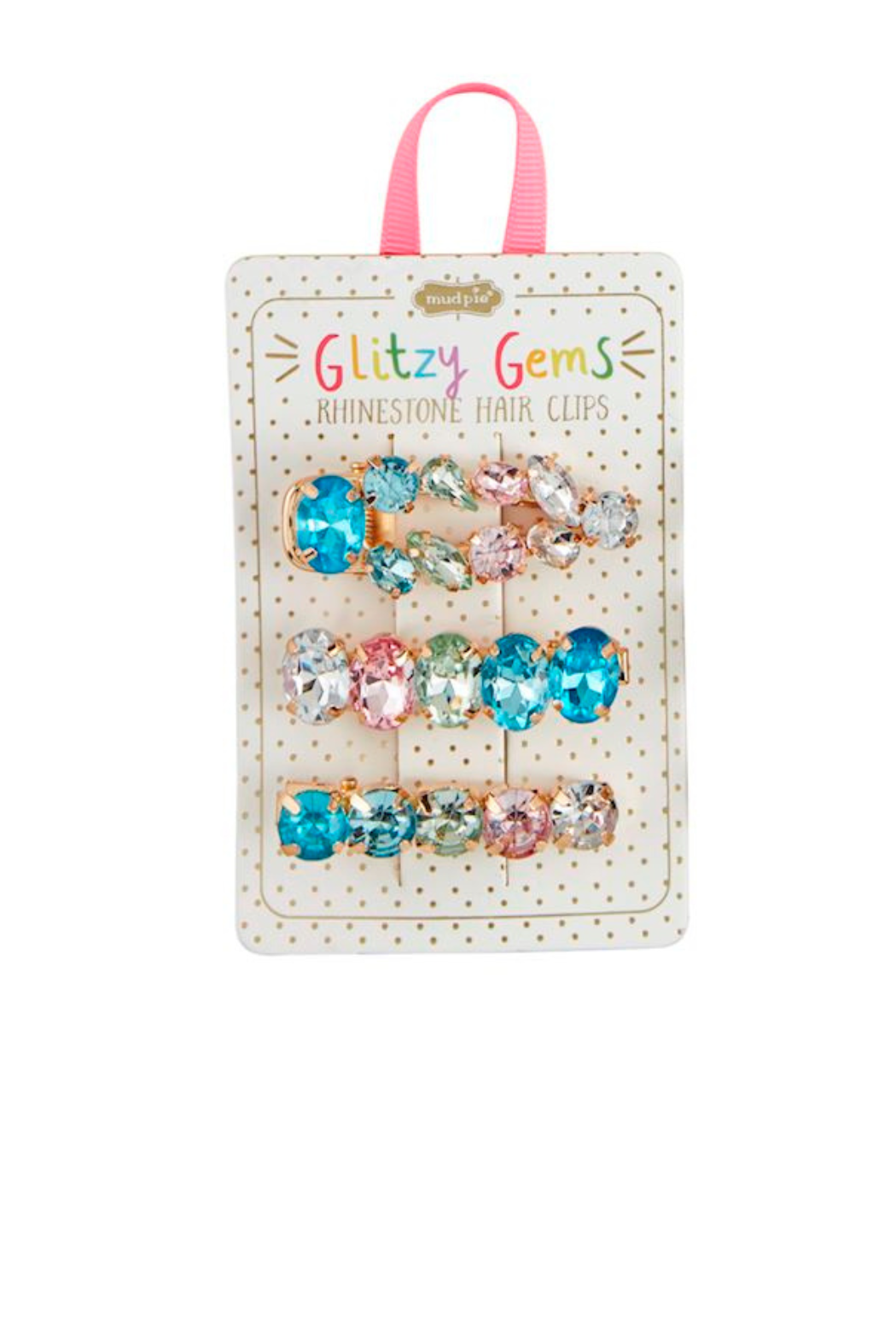 Glitzy Gems Hair Clips