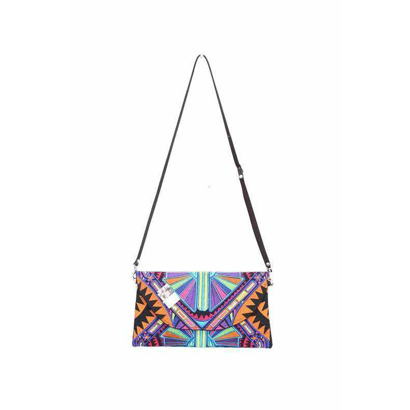 Convertible Embroidered Clutch Crossbody Bag - Thailand
