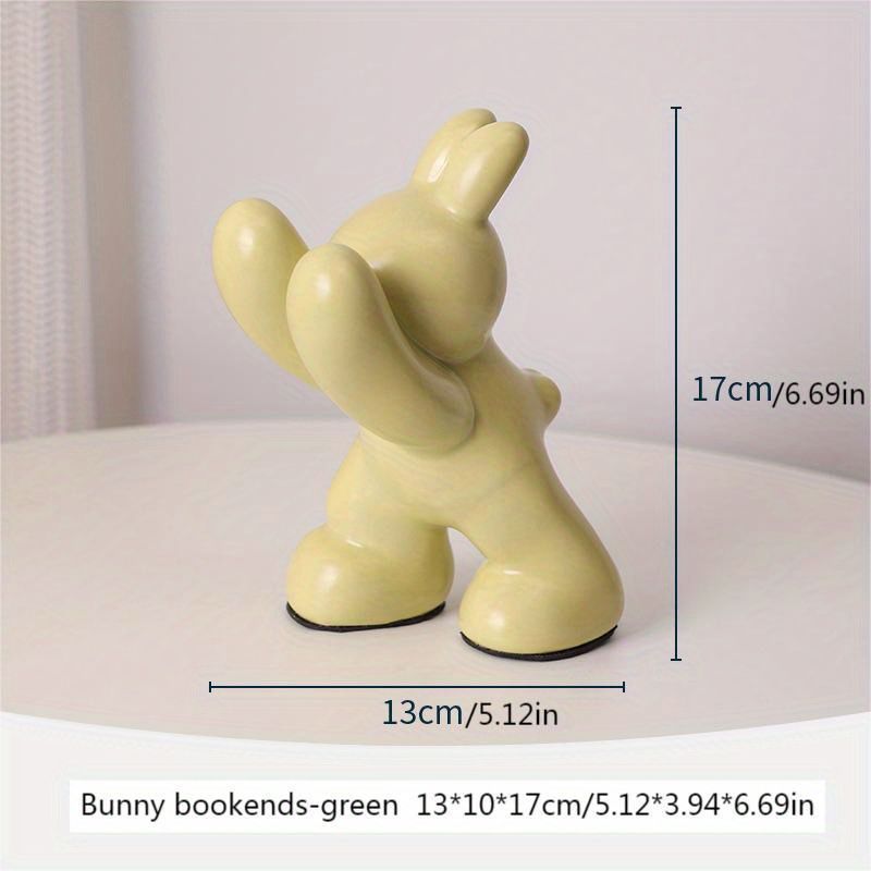 Animal Figurine Ceramic Bookends – Decorative CD & DVD Holders