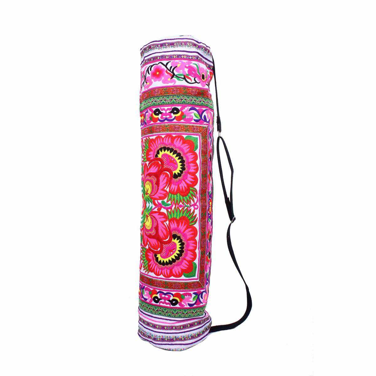 Happy Birds Embroidered Hmong Yoga Bag - Thailand