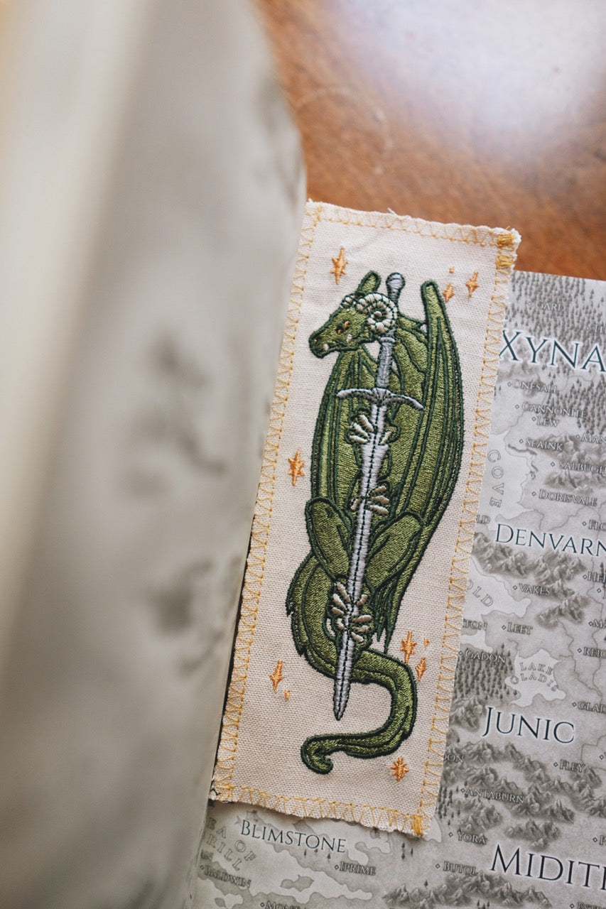 Dragon Guard | Embroidered Bookmark