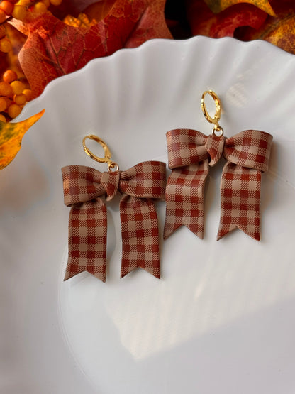 Autumn Gingham Bows