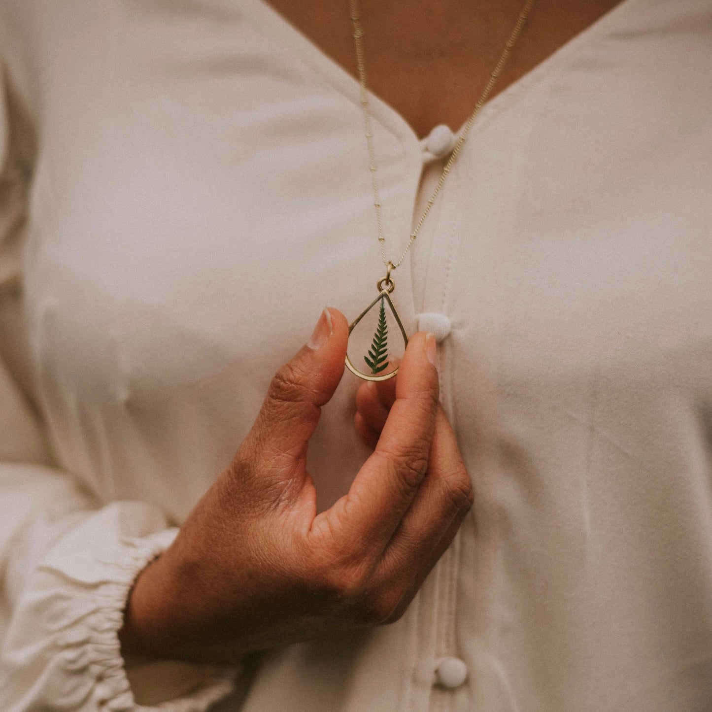 Large Teardrop Necklace