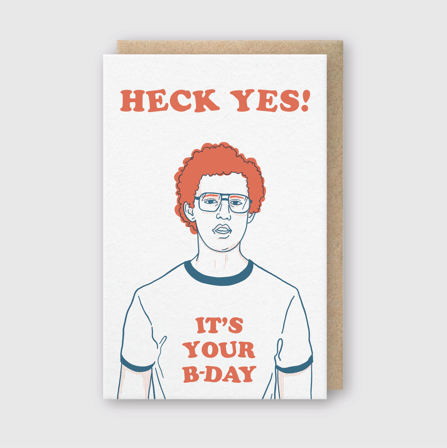 Heck Yes Birthday Greeting Card