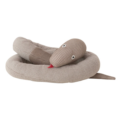 Cotton Snake Pillow with Red Tongue
