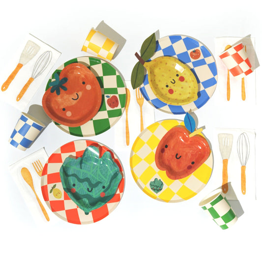 Essential Checkered Chef Party Pack