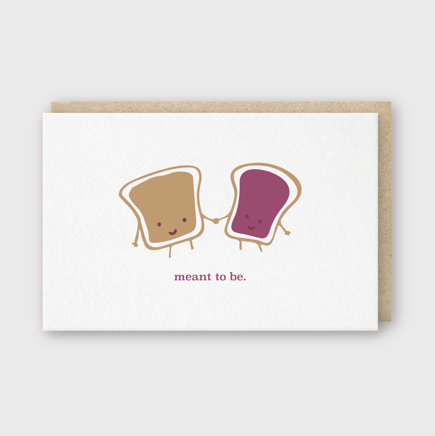 Meant to Be PB & J Greeting Card