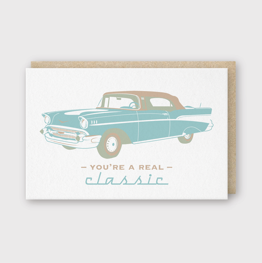 Real Classic Greeting Card