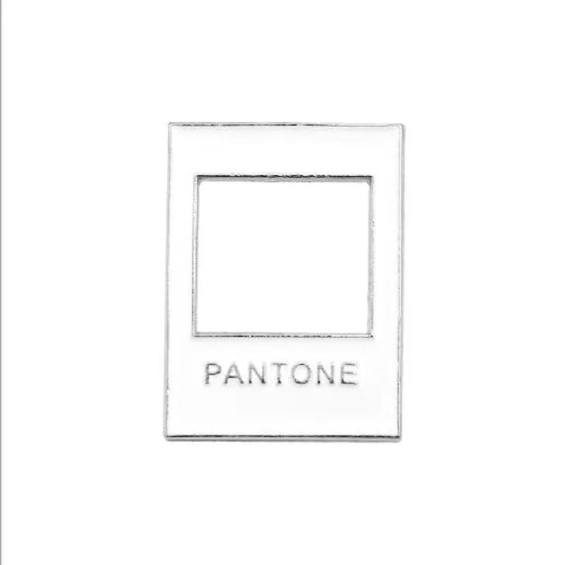 Geometric Hollow Metal Enamel Brooch Pin Lapel Backpack Jewelry Gift