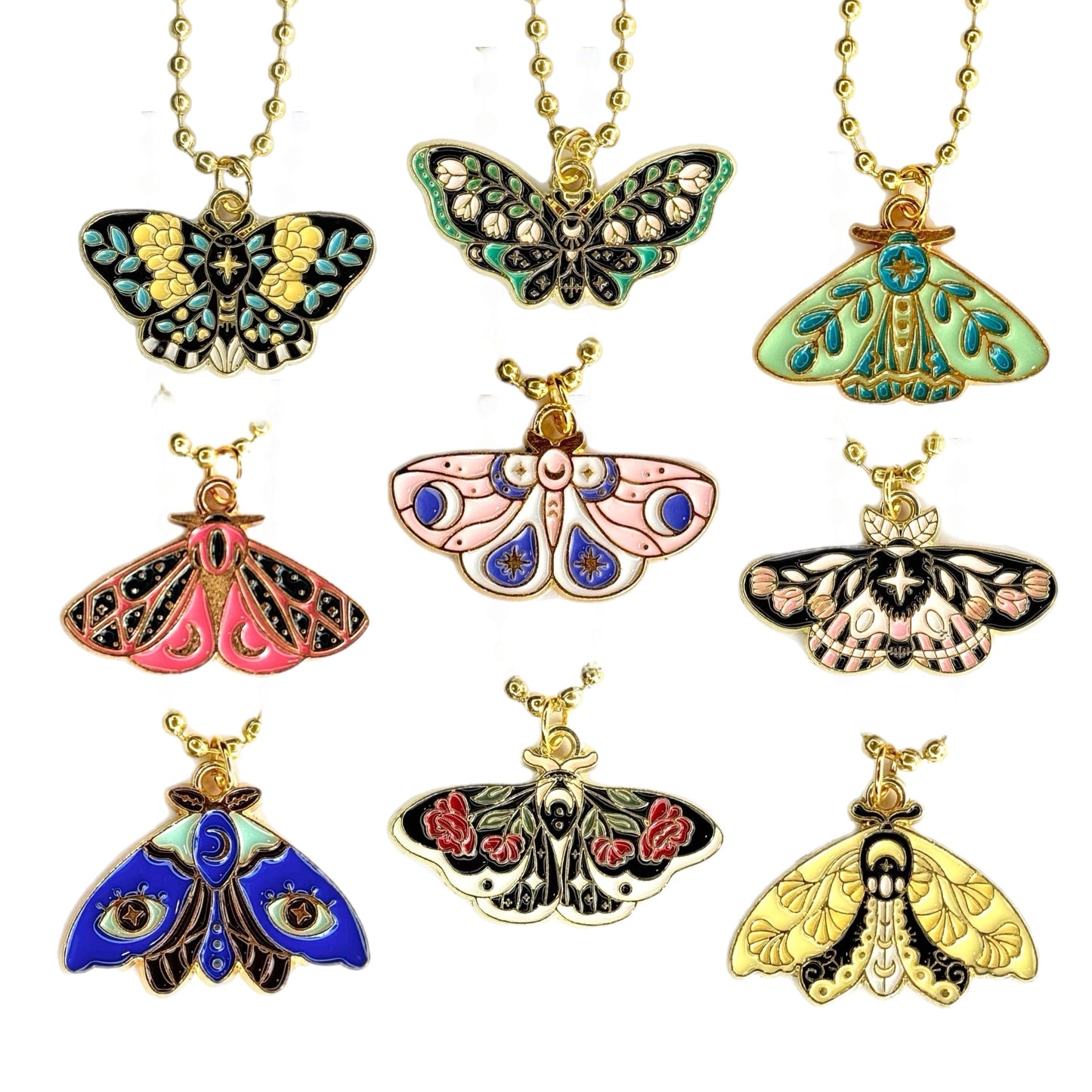Moth Charms - Tumbler Handle Charm