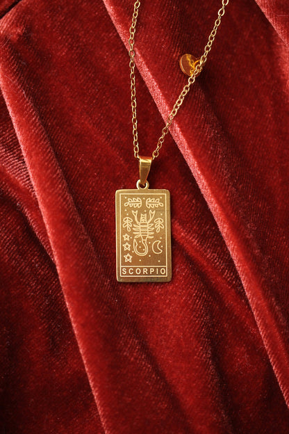 Zodiac Pendant Necklace