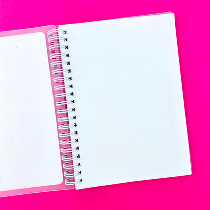 Pink Gingham Reusable Sticker Book