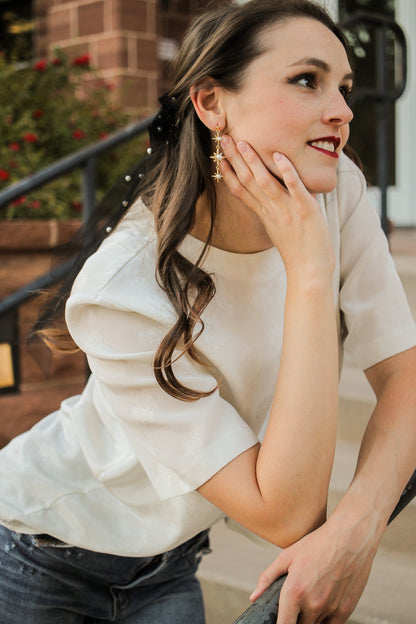 Starry Night Dangle in Gold