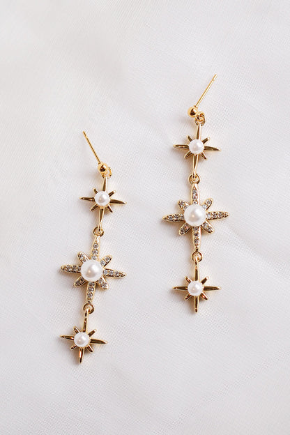 Starry Night Dangle in Gold