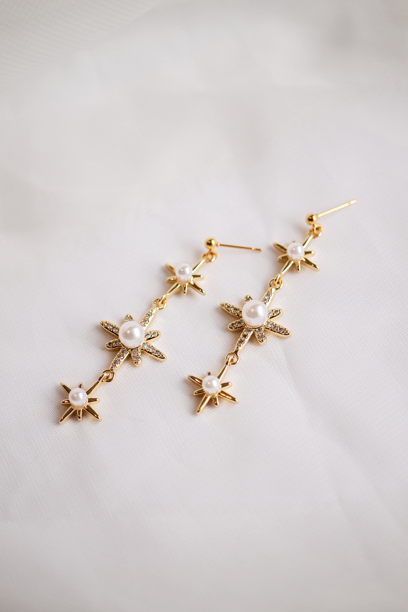 Starry Night Dangle in Gold