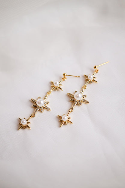 Starry Night Dangle in Gold