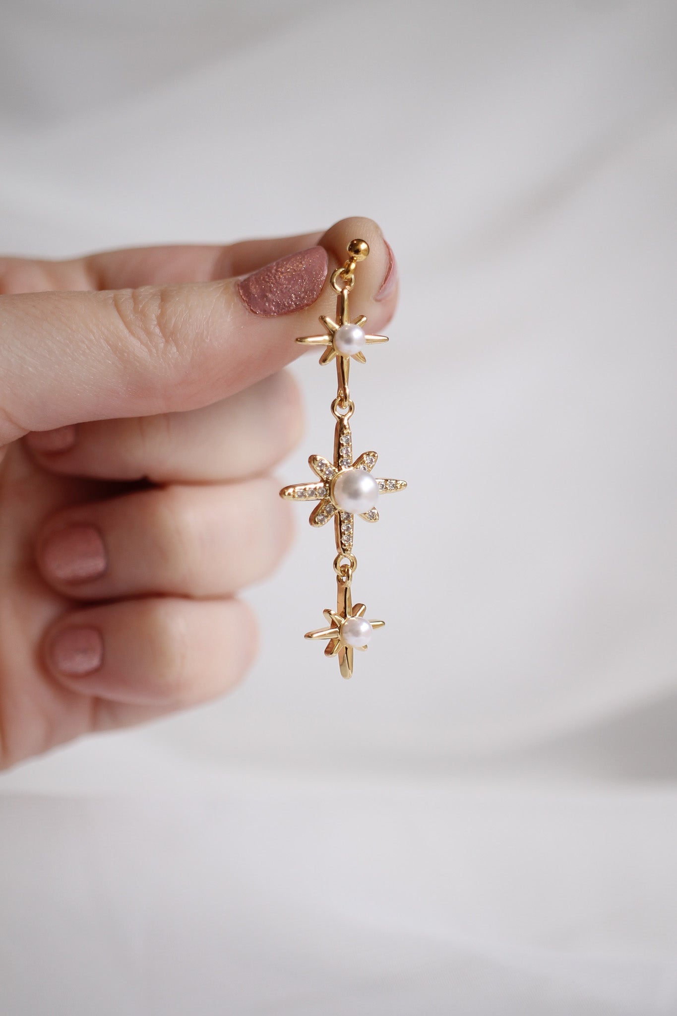 Starry Night Dangle in Gold