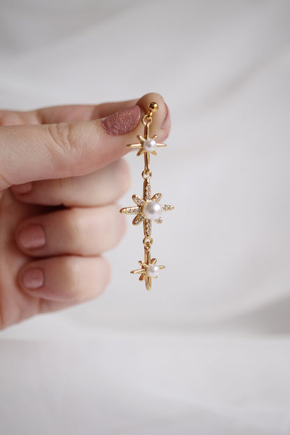 Starry Night Dangle in Gold