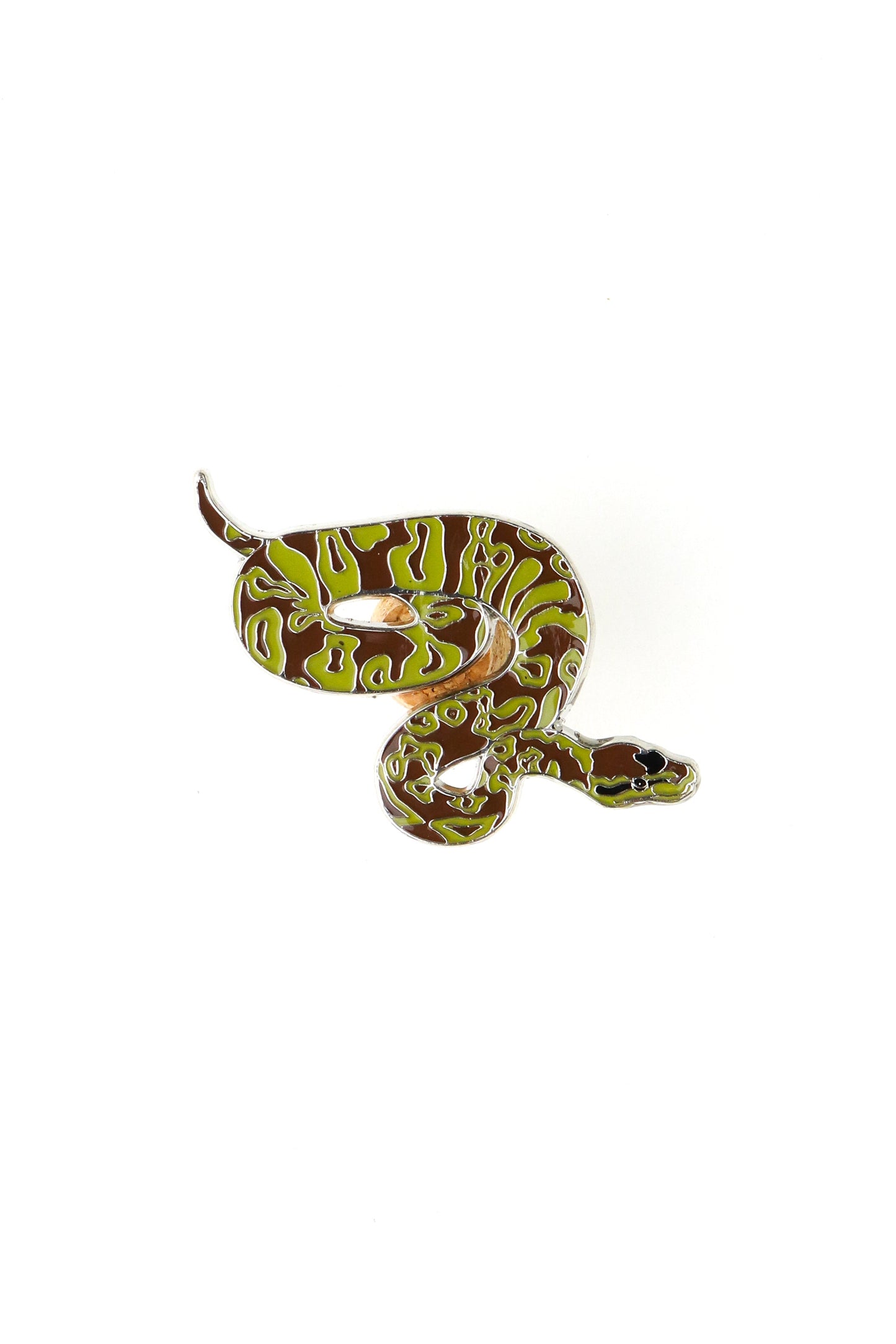 Ball Python Enamel Pin (Python regius)