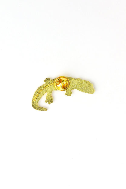 Leopard Gecko Enamel Pin (Eublepharis macularius)
