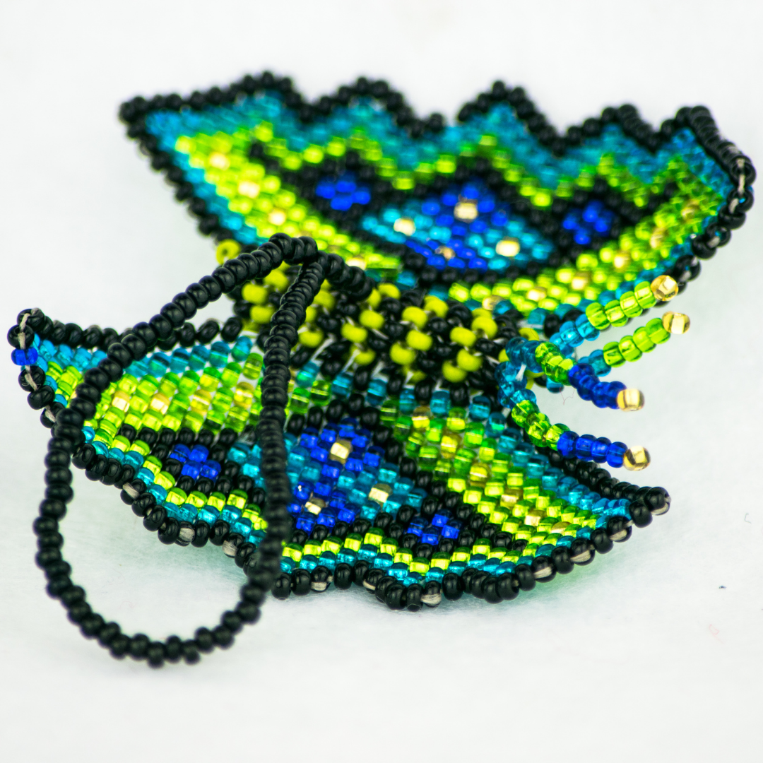 Butterfly Seed Bead Ornament - Guatemala