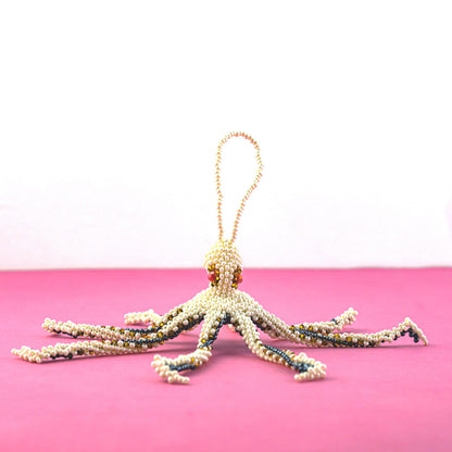 Octopus Seed Bead Ornament - Guatemala