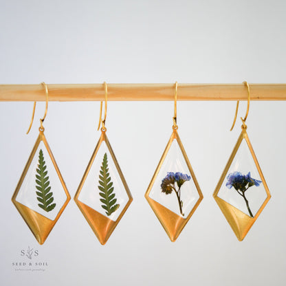 Hanging Terrarium Earrings
