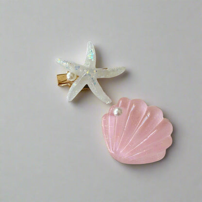 Sea Sparkle Hair Clips