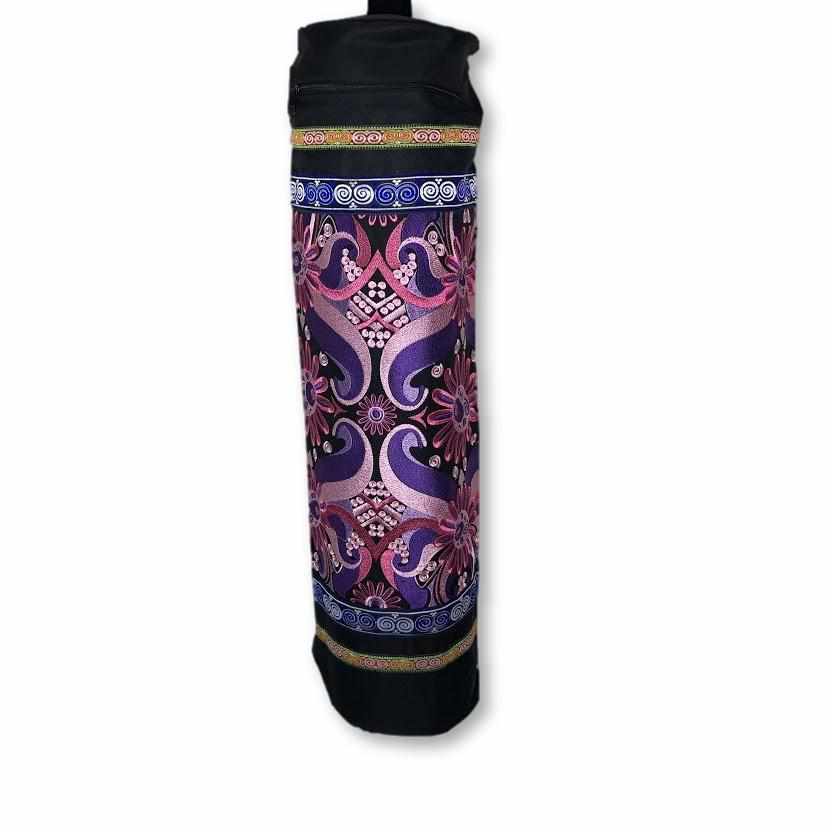 Daisy Embroidered Unique Boho Yoga Bag - Thailand
