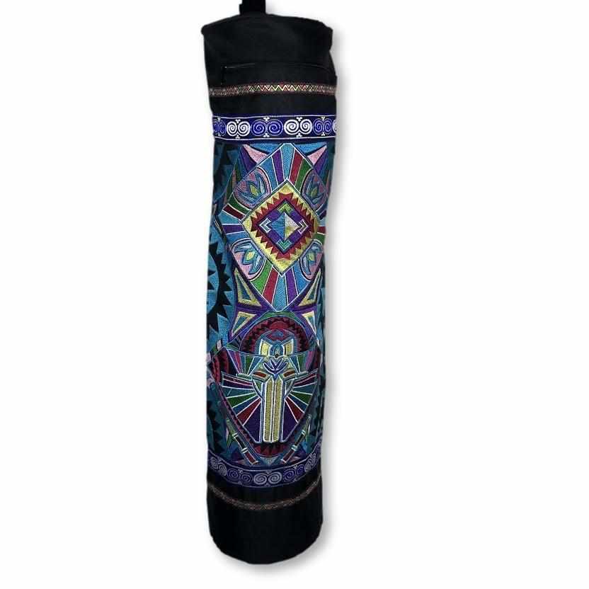 Deco Jaw Embroidered Yoga Bag - Thailand