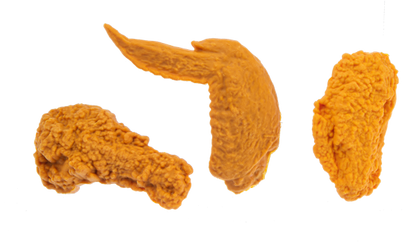 Fried Chicken Erasers in Bucket | Set of 8