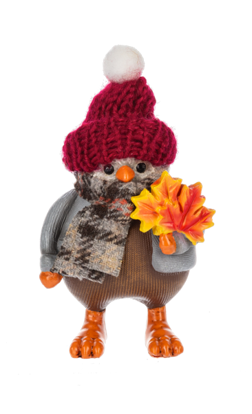 Sweater Weather Fall Bird Figurines | 3 Styles