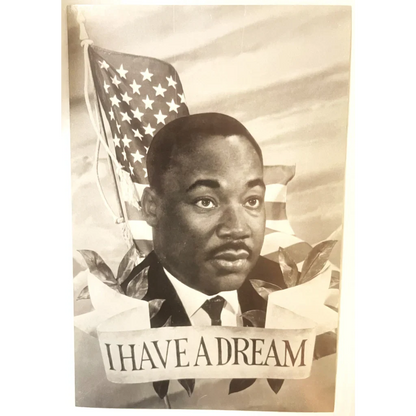 Rare 1960s Martin Luther King Vintage Postcard Collectible