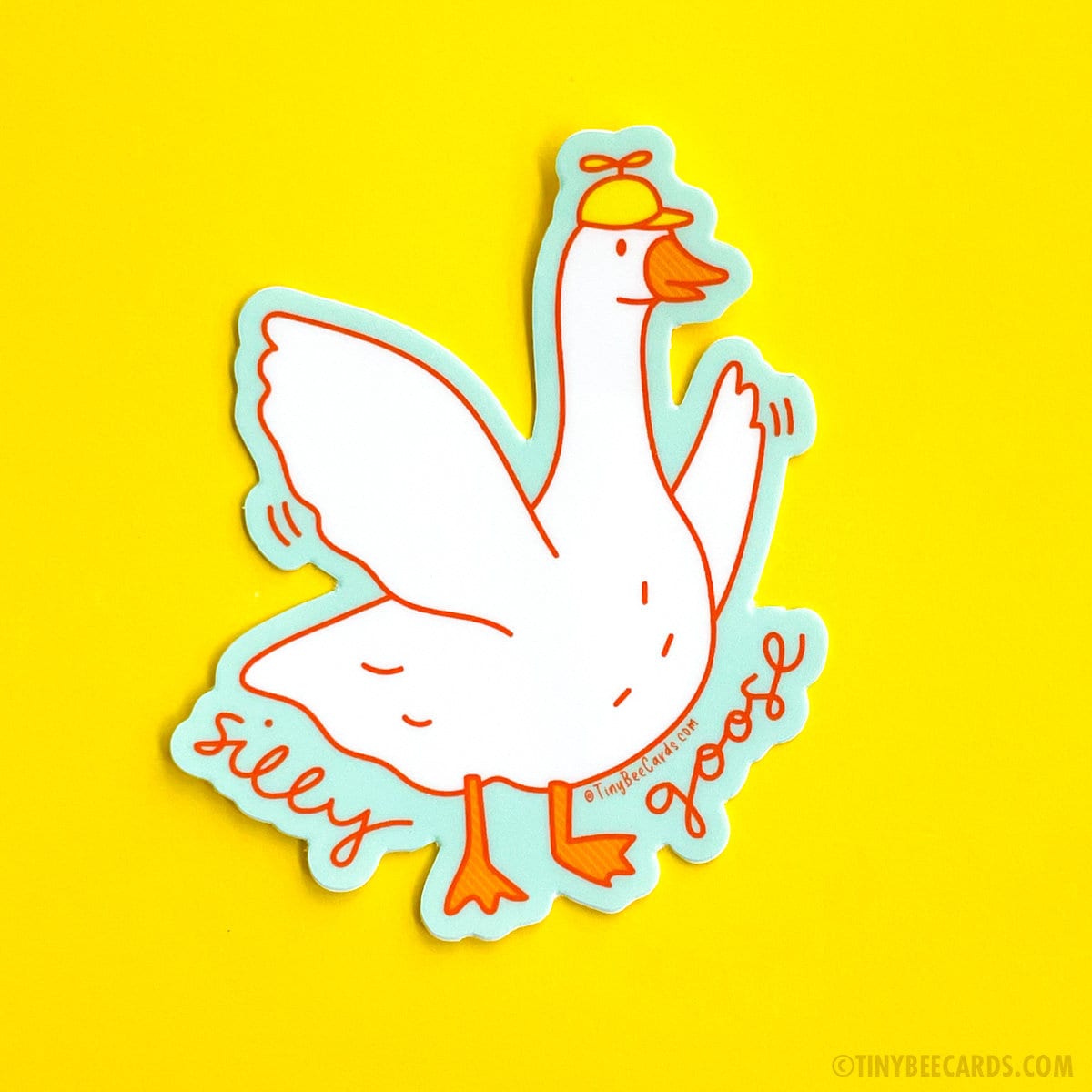 Silly Goose Vinyl Sticker