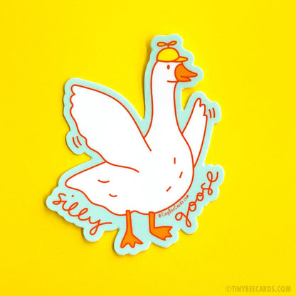 Silly Goose Vinyl Sticker