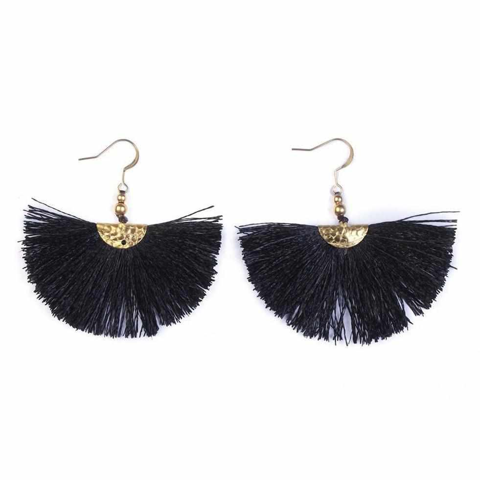 Mini Cleo Tassel Earrings - Thailand