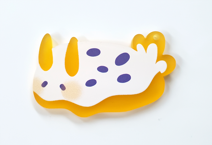 Nudibranch Frosted Charms