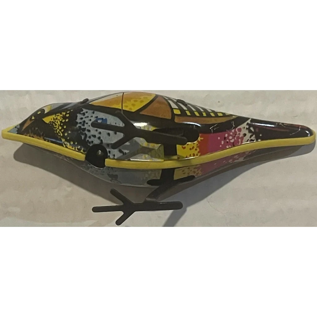 Rare Vintage Tin Pecking Goldfinch Collectible Toy from the 70s 80s