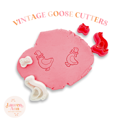 Vintage Goose Clay Cutter Set
